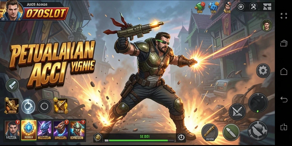 Tampilan gameplay mendebarkan di 070SLOT dengan aksi cepat.