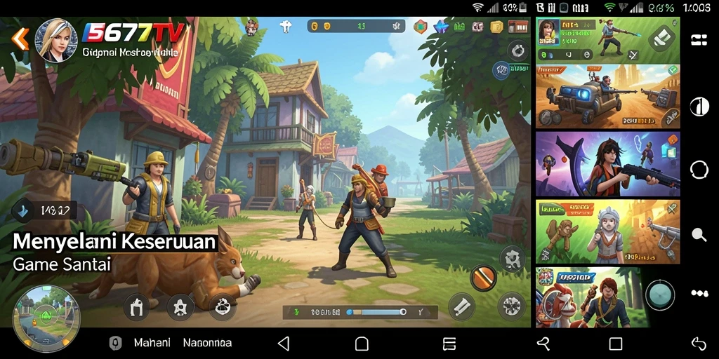 Tampilan gameplay seru dan interaktif di 567TV.
