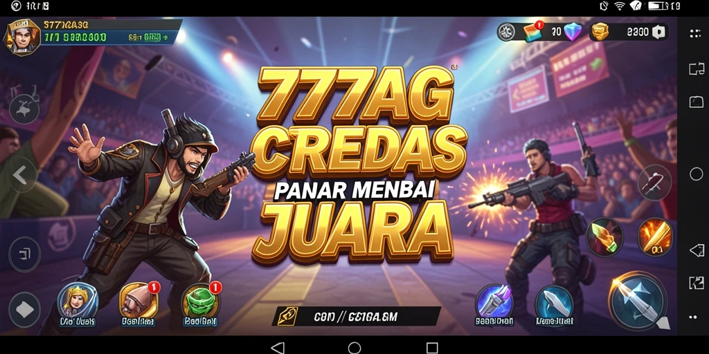 Screenshot 777AG menampilkan pertempuran strategis yang mendebarkan.
