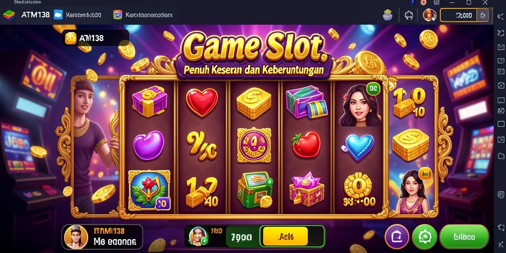 Gameplay Slot yang seru dan penuh warna di ATM138.