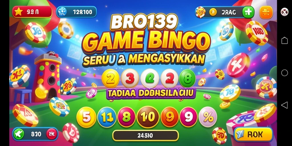 Tampilan menarik selama gameplay Bingo di BRO138.