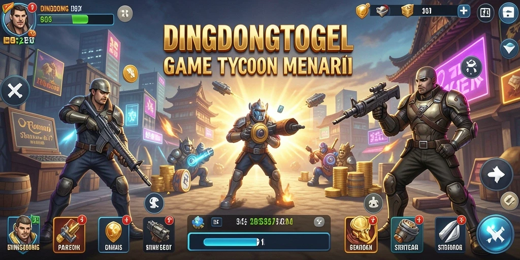 Tampilan gameplay menarik dari DINGDONGTOGEL yang menunjukkan strategi Tycoon.