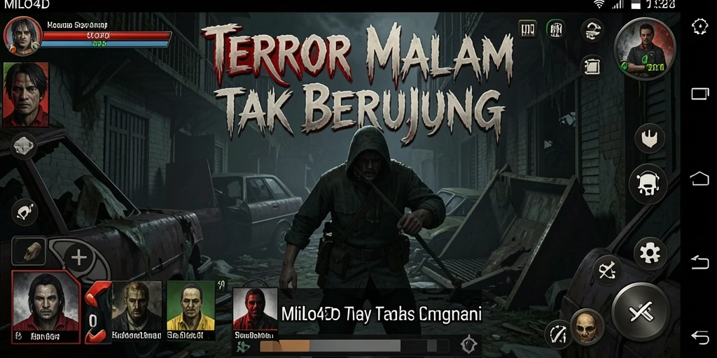 Tampilan gameplay HORROR yang mencekam di MILO4D.