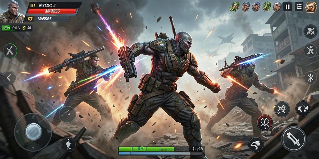 Tampilan gameplay menarik MPO555 dengan berbagai karakter dan aksi seru.