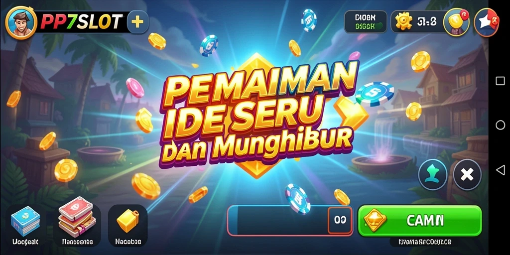 Tampilan gameplay PP7SLOT dengan slot yang menarik dan interaksi yang seru.